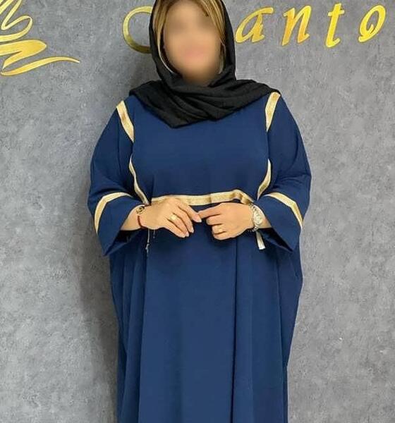 عکس مدل مانتو عبایی گشاد جلو بسته