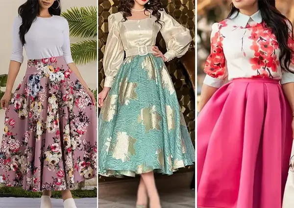 عکس ست شومیز دامن دخترانه مجلسی