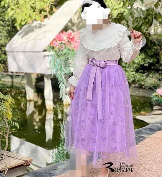عکس ست شومیز و دامن دخترانه مجلسی