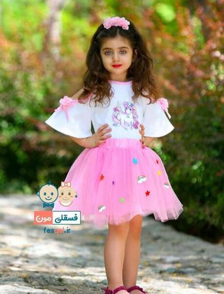 عکس ست تاپ و دامن مجلسی دخترانه