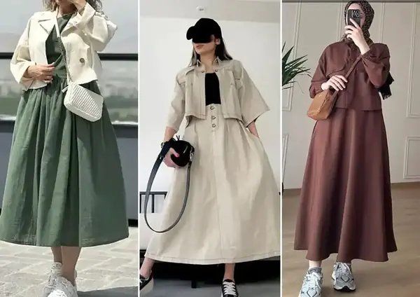 عکس ست کت و دامن مجلسی دخترانه