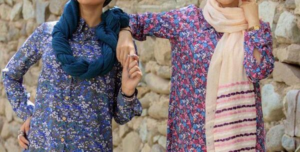 عکس مدل مانتو گل گلی نخی