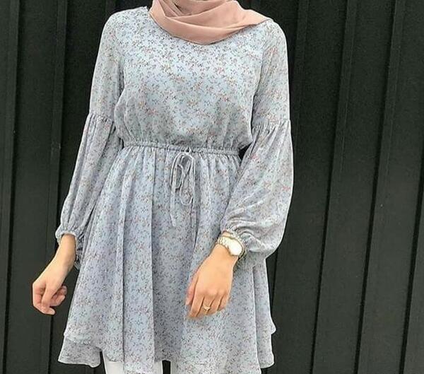 عکس مدل مانتو گل گلی نخی