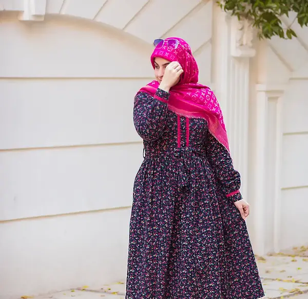 عکس مدل مانتو گل گلی نخی