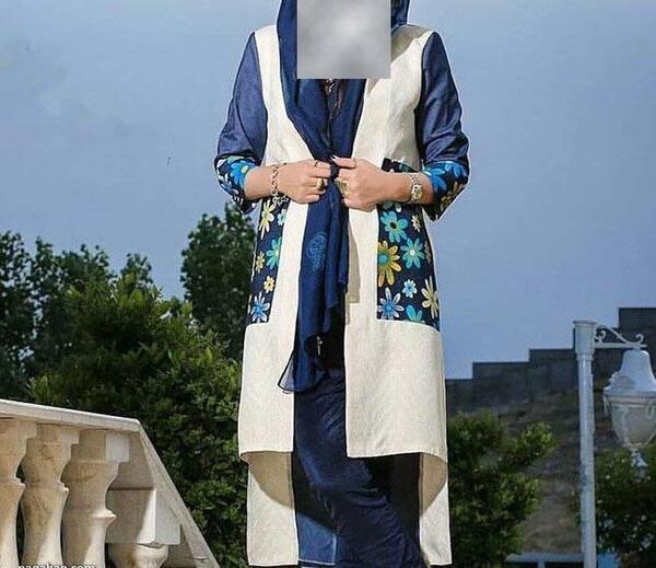عکس مدل مانتو گل گلی تابستانی
