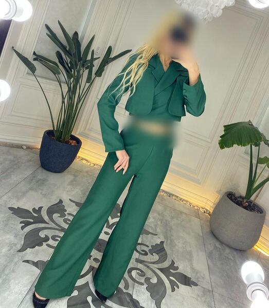 عکس ست نیم تنه و شلوار مجلسی دخترانه