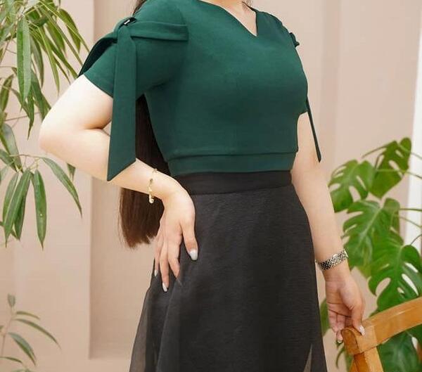 عکس ست نیم تنه و دامن مجلسی دخترانه