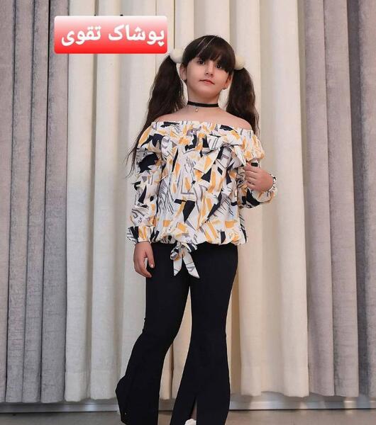 عکس ست پیراهن شلوار دخترانه مجلسی