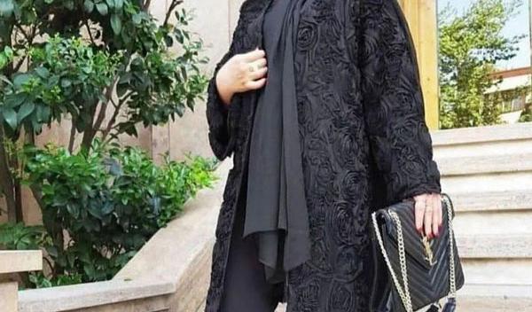 عکس مدل مانتو گیپور مشکی مجلسی زنانه