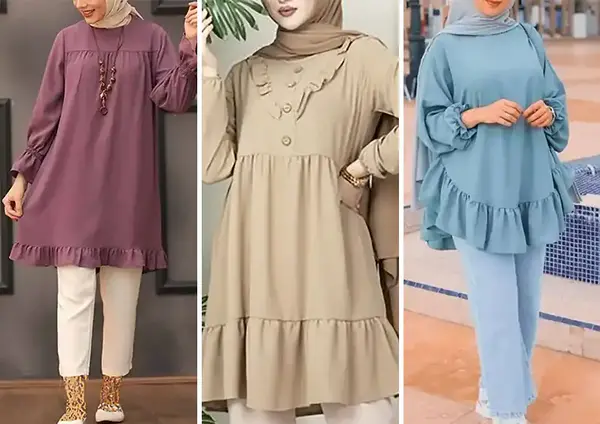 عکس مدل مانتو تابستانی جلو بسته گلدار