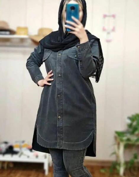 عکس مدل مانتو لی کاغذی بلند