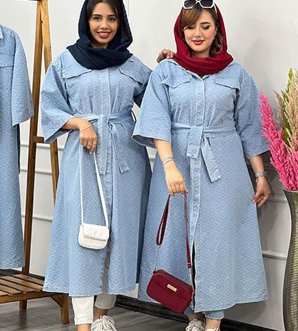 عکس مدل مانتو لی کاغذی بلند