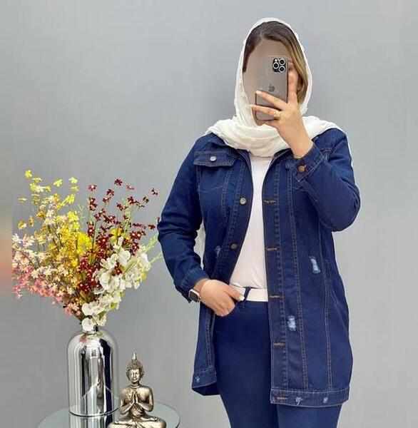 عکس مدل مانتو لی کاغذی کوتاه