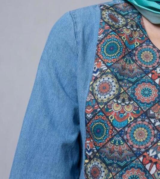 عکس مدل مانتو لی کاغذی زنانه