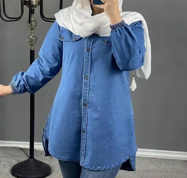 عکس مدل مانتو لی کاغذی زنانه