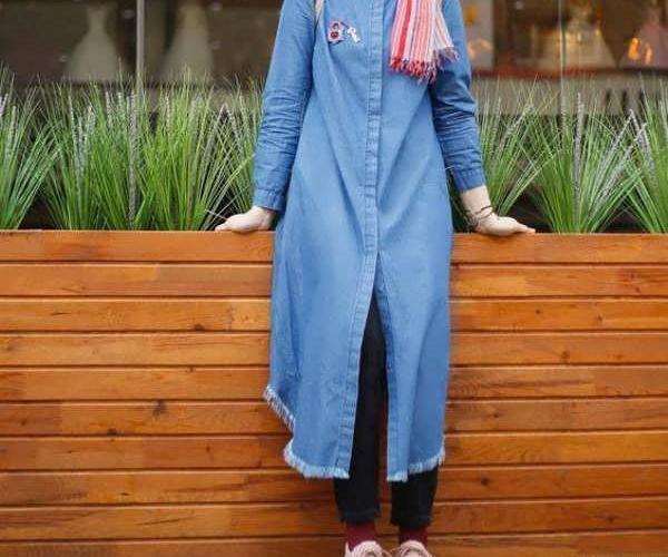 عکس مدل مانتو لی کاغذی زنانه
