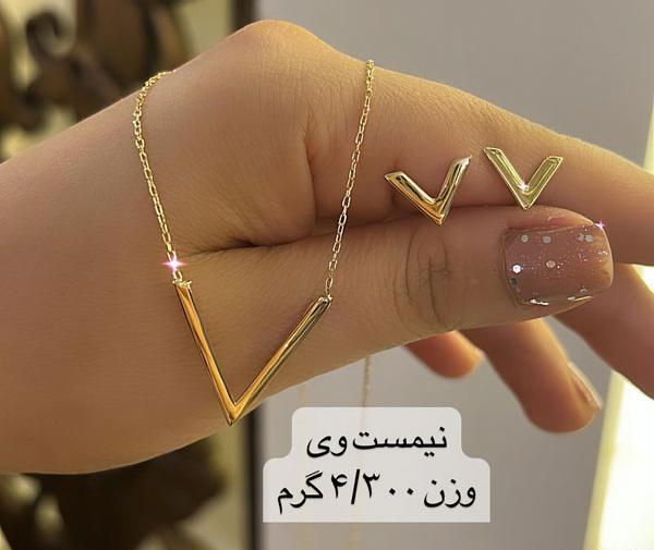 عکس نیم ست های طلای دخترانه