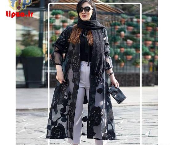 عکس مدل مانتو لی جلو باز دخترانه