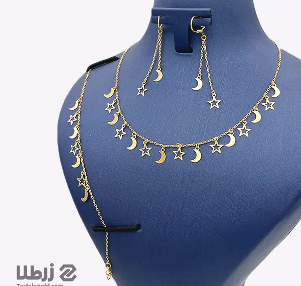 عکس سرویس نیم ست طلا دخترانه