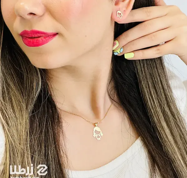 عکس نیم ست طلای دخترانه