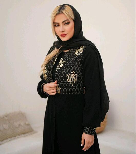 عکس مدل مانتو مجلسی مشکی
