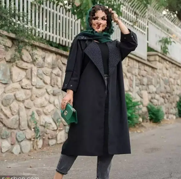 عکس مدل مانتو مشکی جدید ۱۴۰۳
