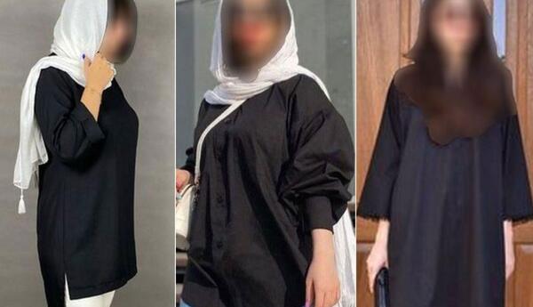 عکس مدل مانتو مشکی جدید ۱۴۰۳