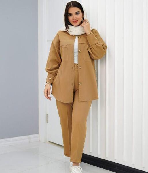 عکس ست مانتو شلوار دخترانه شیک
