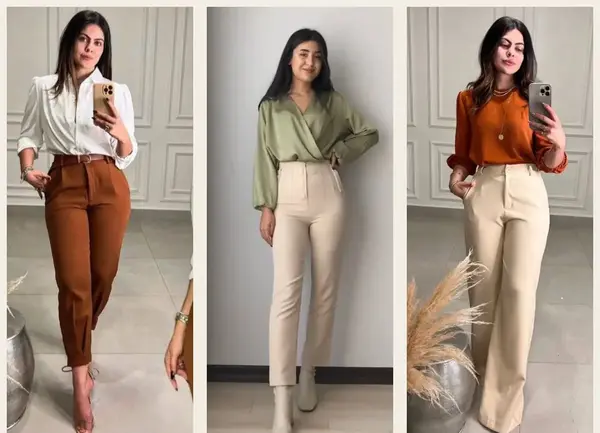عکس ست شومیز شلوار دخترانه شیک