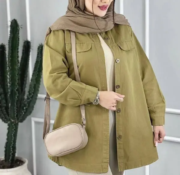 عکس مدل مانتو جدید اسپرت بلند