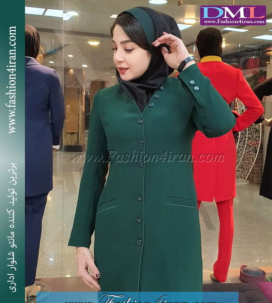 عکس مدل مانتو جدید اداری سایز بزرگ