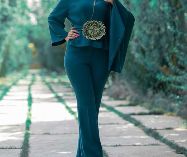 عکس ست بلوز شلوار دخترانه شیک مجلسی