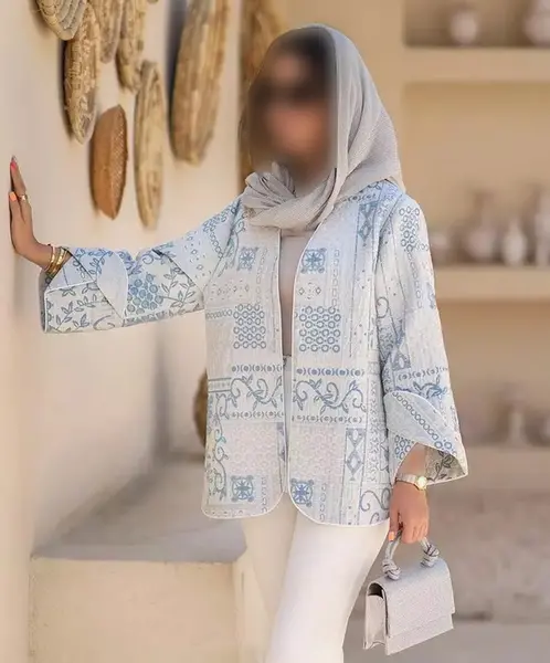 عکس مدل مانتو لنین جدید بلند جلو بسته