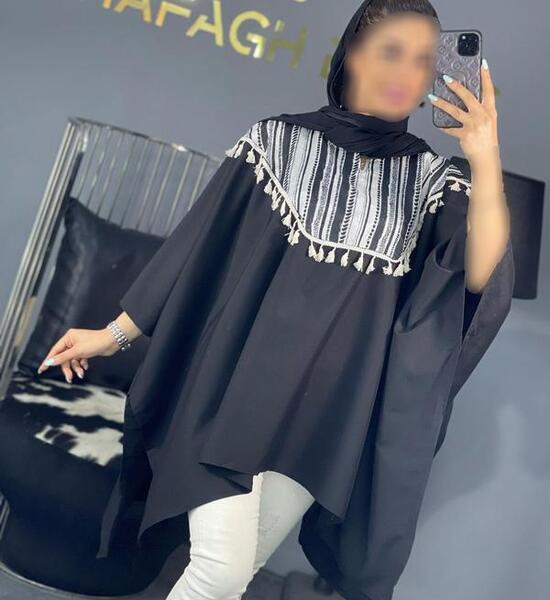عکس مدل مانتو پانچ جدید ۱۴۰۰