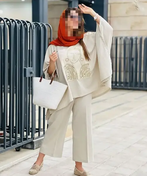 عکس مدل مانتو پانچ جدید کوتاه