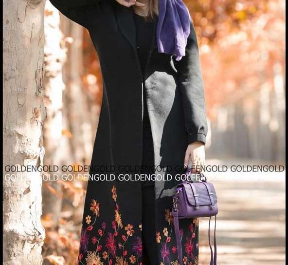 عکس مدل مانتو پایین حاشیه دار جدید