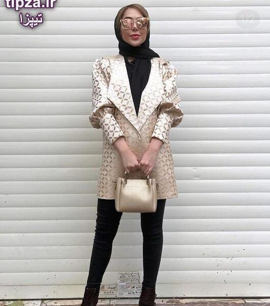 عکس مدل مانتو کتی حاشیه دار جدید
