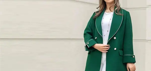 عکس مدل مانتو کتی دو رنگ جدید