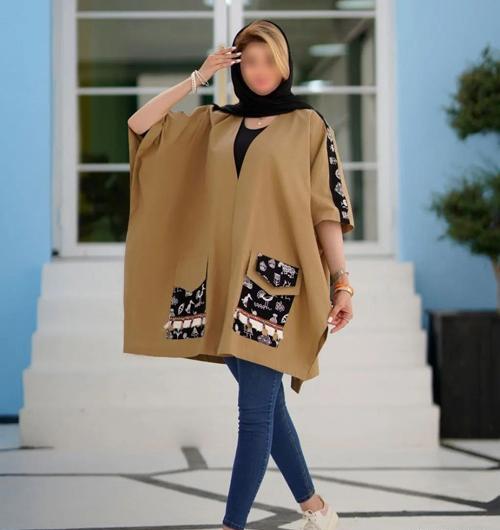 عکس مدل مانتو زرشکی جدید اینستا