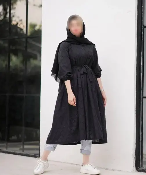 عکس مدل مانتو بلند جدید سال ۱۴۰۳