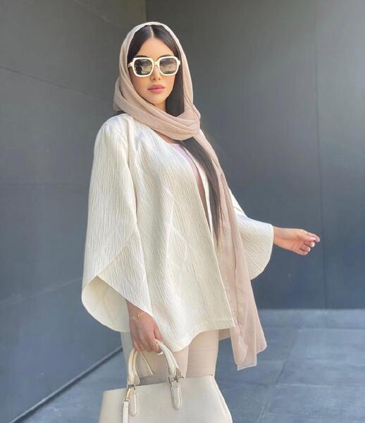 عکس مدل مانتو جدید کیمونو کوتاه