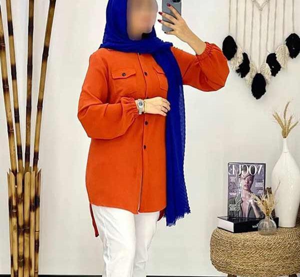 عکس مدل مانتو دخترانه عروسکی با پارچه ابروبادی