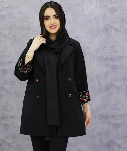 عکس مدل مانتو دخترانه با پارچه کرپ