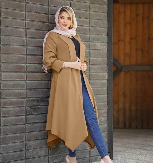 عکس مدل مانتو دخترانه با پارچه کرپ مازراتی