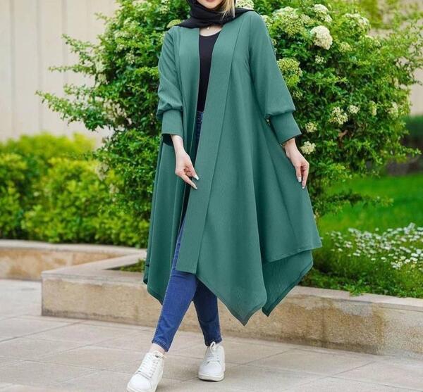 عکس مدل مانتو دخترانه با پارچه کرپ حریر
