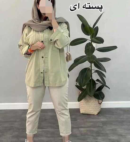 عکس مدل مانتو دکمه دار اسپرت دخترانه