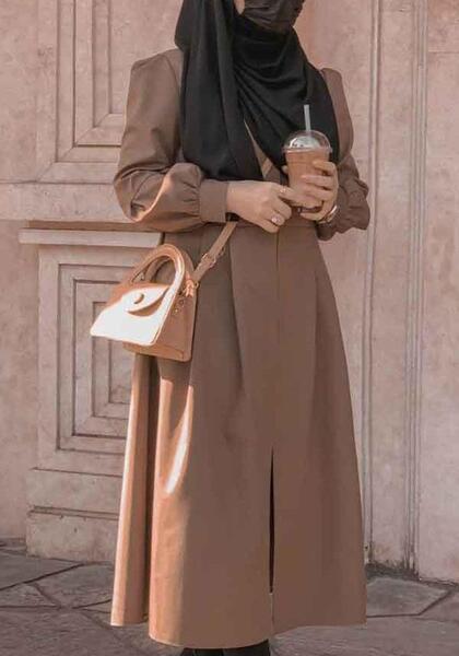 عکس مدل مانتو بلند دخترانه دانشجویی