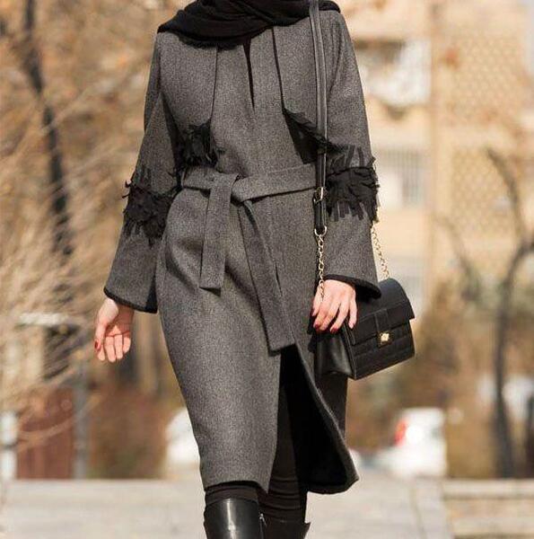 عکس مدل مانتو زمستانی اسپرت دخترانه