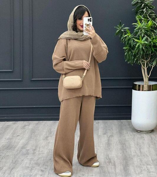 عکس مدل مانتو شلوار زمستانی دخترانه
