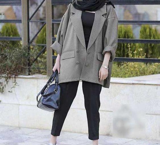 عکس مدل مانتو دخترانه کتی شیک